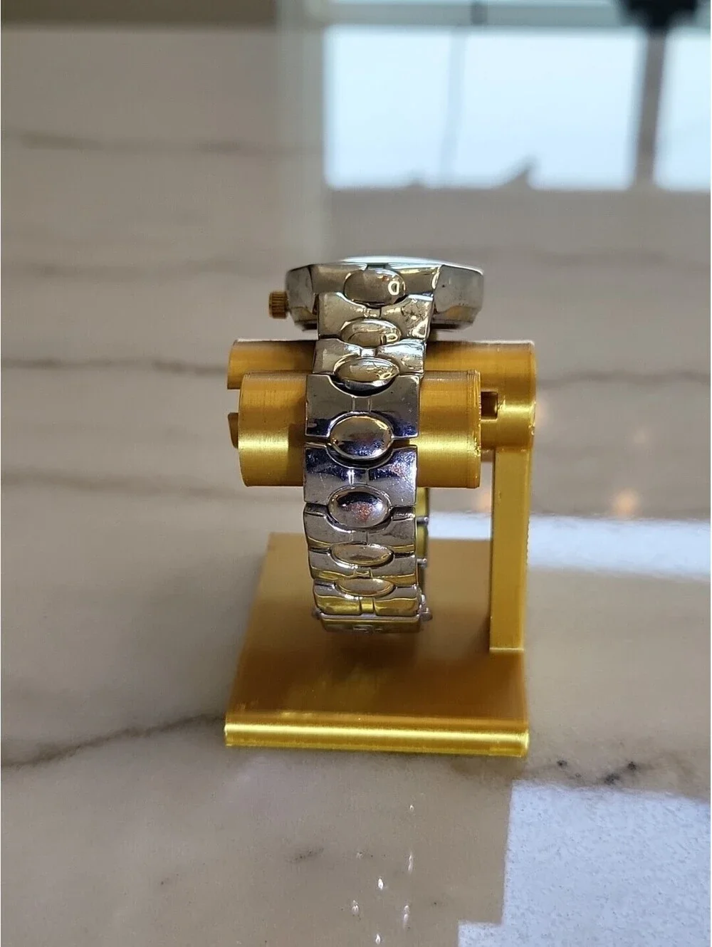 Vtg Chalisson Womans Watch New Battery 28mm 6.25